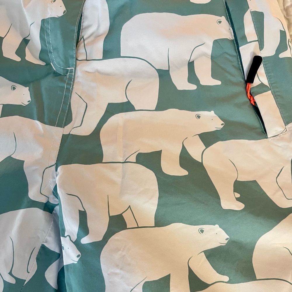 Mini Boden Snow Ski Pants Bibs Polar Bears 11-12